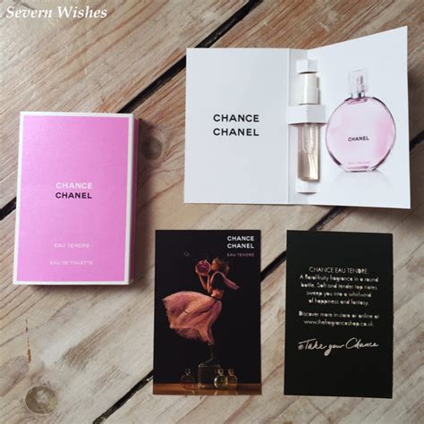 chanel chance perfume sample.